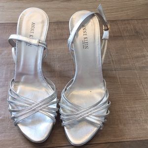 Ann Klein Silver heels